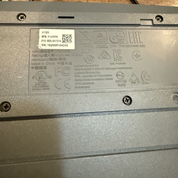 Logitech Gray Keyboard Base - Picture 3 of 3